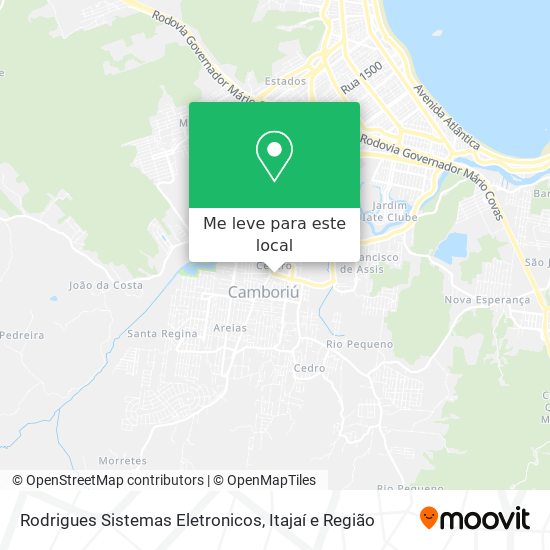 Rodrigues Sistemas Eletronicos mapa