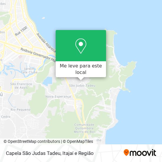 Capela São Judas Tadeu mapa