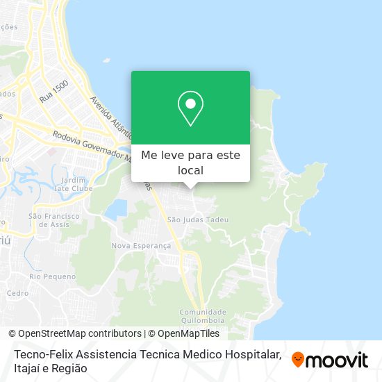 Tecno-Felix Assistencia Tecnica Medico Hospitalar mapa