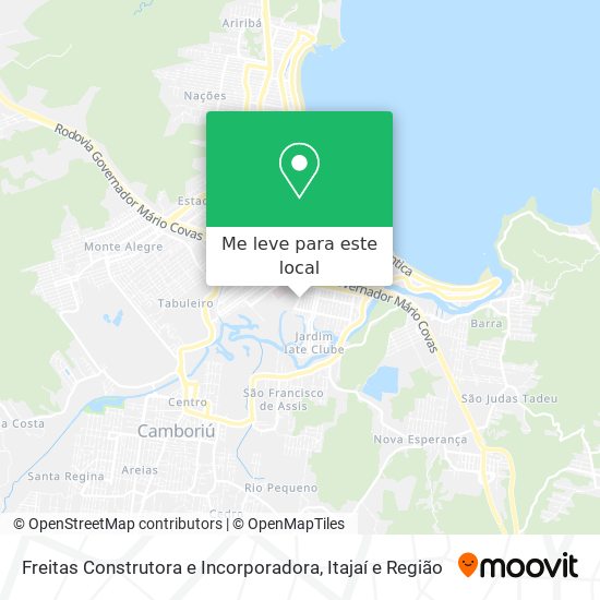 Freitas Construtora e Incorporadora mapa