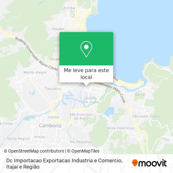 Dc Importacao Exportacao Industria e Comercio mapa