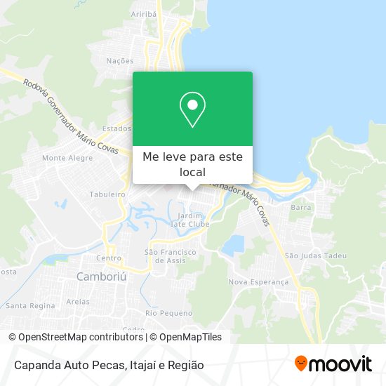 Capanda Auto Pecas mapa