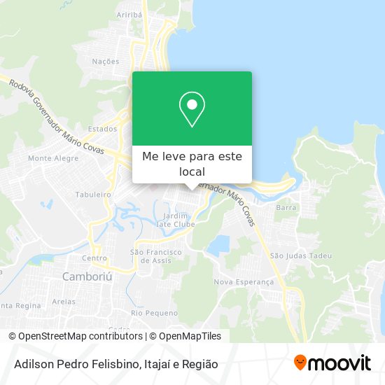 Adilson Pedro Felisbino mapa