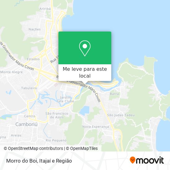 Morro do Boi mapa