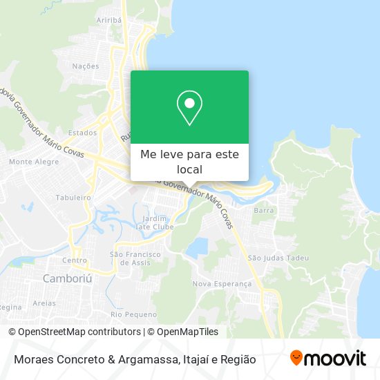 Moraes Concreto & Argamassa mapa