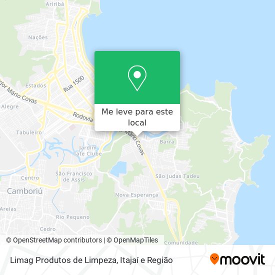 Limag Produtos de Limpeza mapa