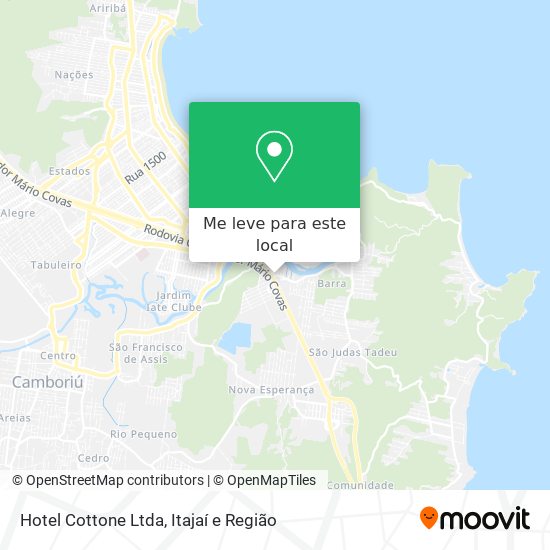 Hotel Cottone Ltda mapa