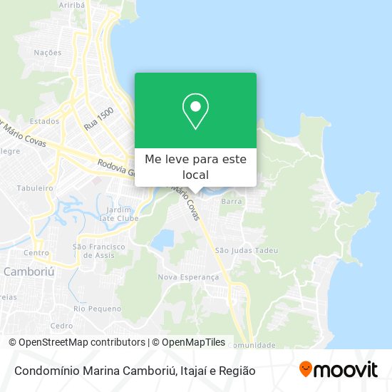 Condomínio Marina Camboriú mapa