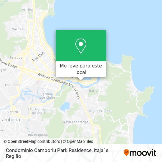 Condominio Camboriu Park Residence mapa