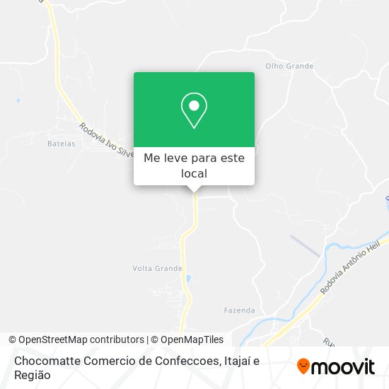 Chocomatte Comercio de Confeccoes mapa