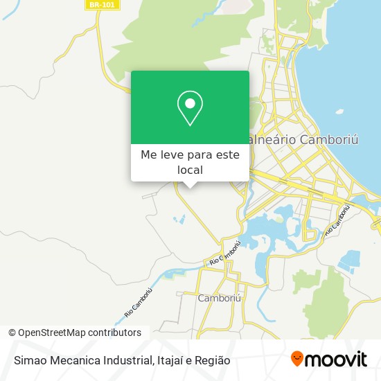 Simao Mecanica Industrial mapa