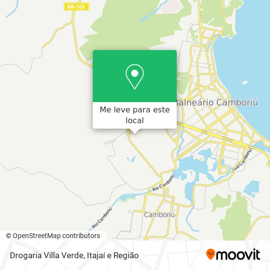 Drogaria Villa Verde mapa