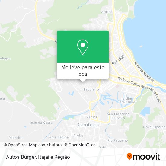 Autos Burger mapa