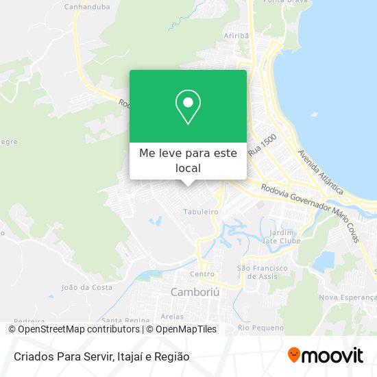 Criados Para Servir mapa