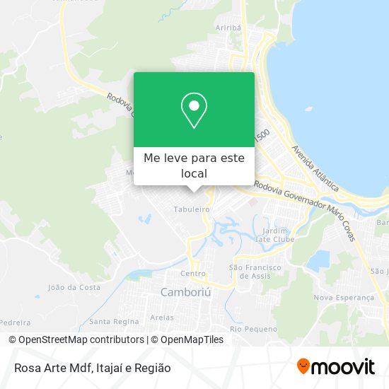 Rosa Arte Mdf mapa