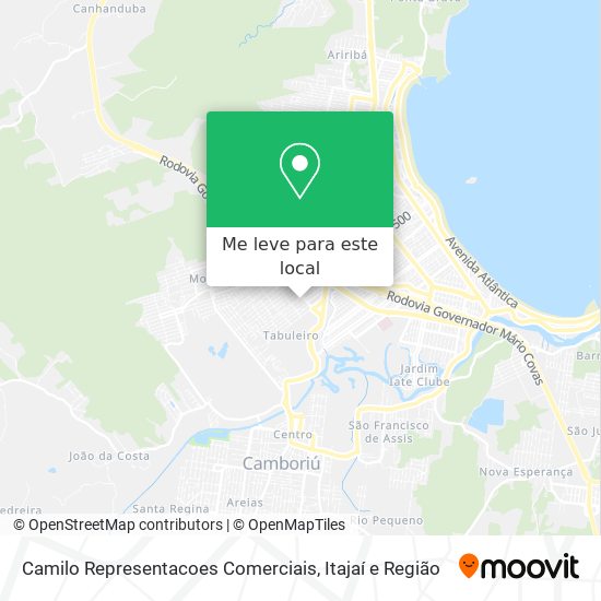 Camilo Representacoes Comerciais mapa