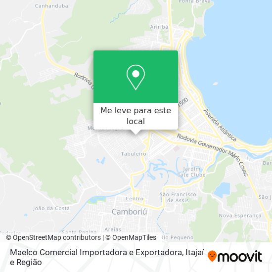 Maelco Comercial Importadora e Exportadora mapa