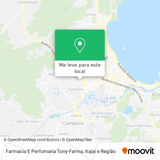 Farmacia E Perfumaria Tony-Farma mapa