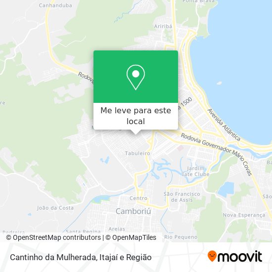 Cantinho da Mulherada mapa