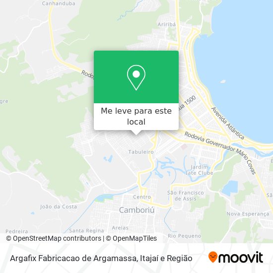 Argafix Fabricacao de Argamassa mapa