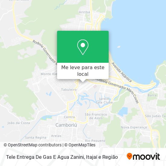 Tele Entrega De Gas E Agua Zanini mapa