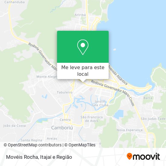 Movéis Rocha mapa