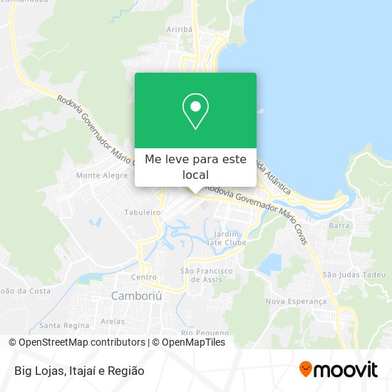 Big Lojas mapa