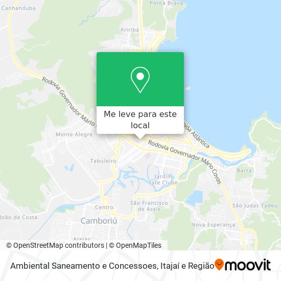 Ambiental Saneamento e Concessoes mapa