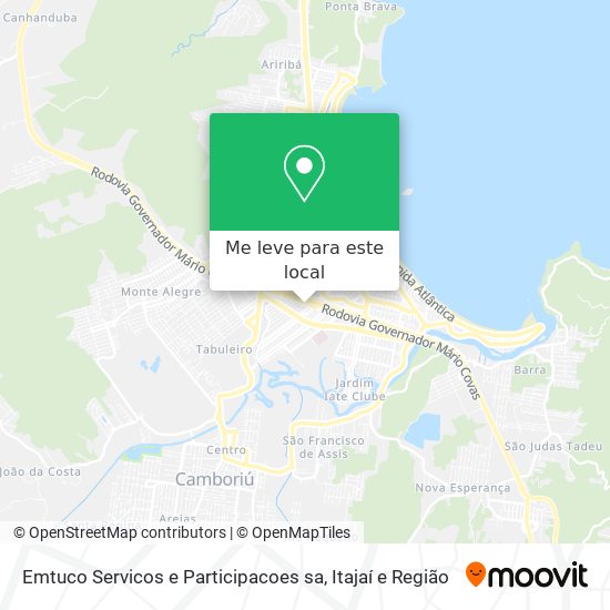 Emtuco Servicos e Participacoes sa mapa