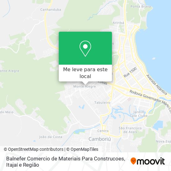 Balnefer Comercio de Materiais Para Construcoes mapa