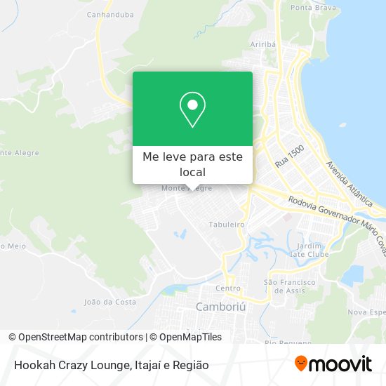 Hookah Crazy Lounge mapa