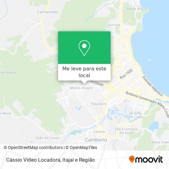 Cássio Vídeo Locadora mapa