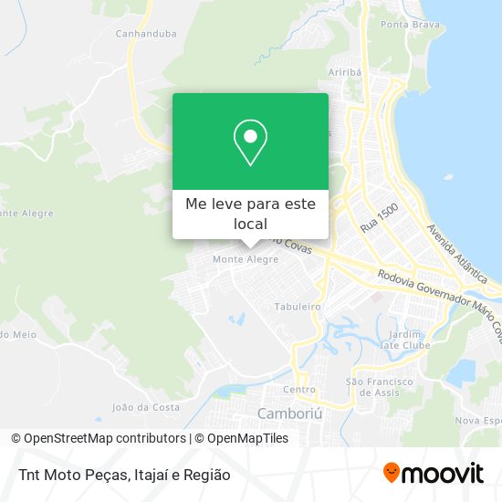 Tnt Moto Peças mapa
