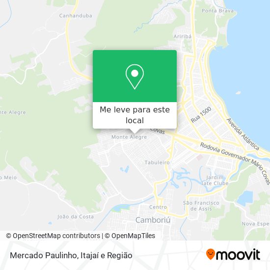 Mercado Paulinho mapa