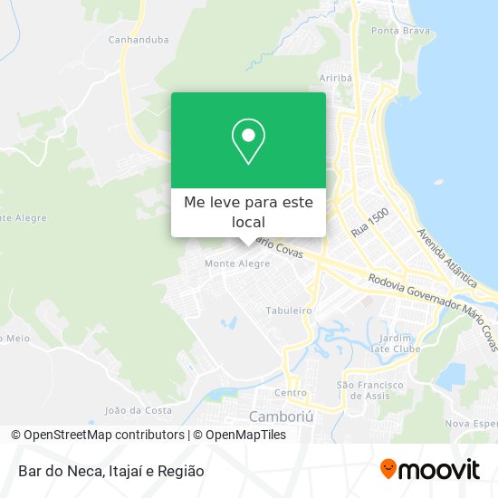 Bar do Neca mapa