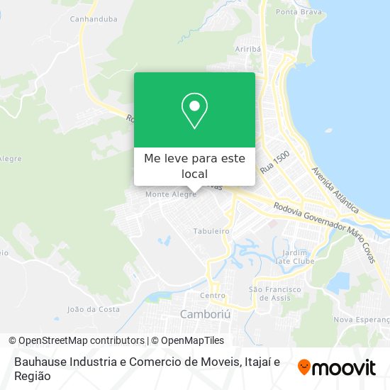 Bauhause Industria e Comercio de Moveis mapa