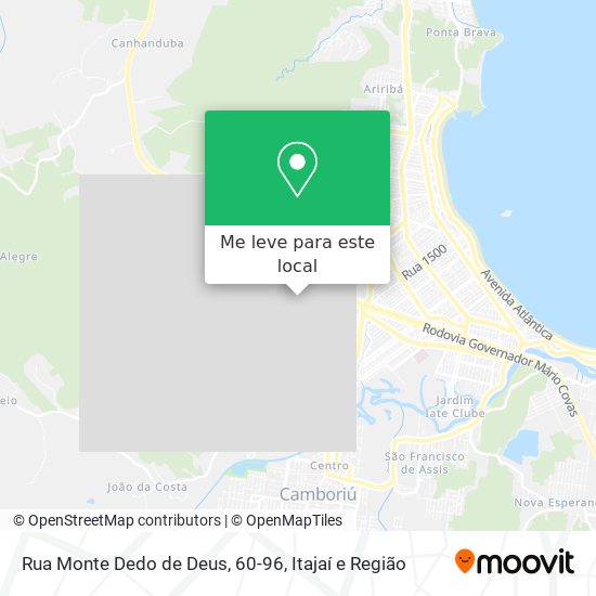 Rua Monte Dedo de Deus, 60-96 mapa