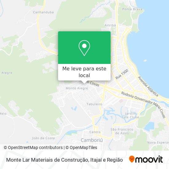 Monte Lar Materiais de Construção mapa