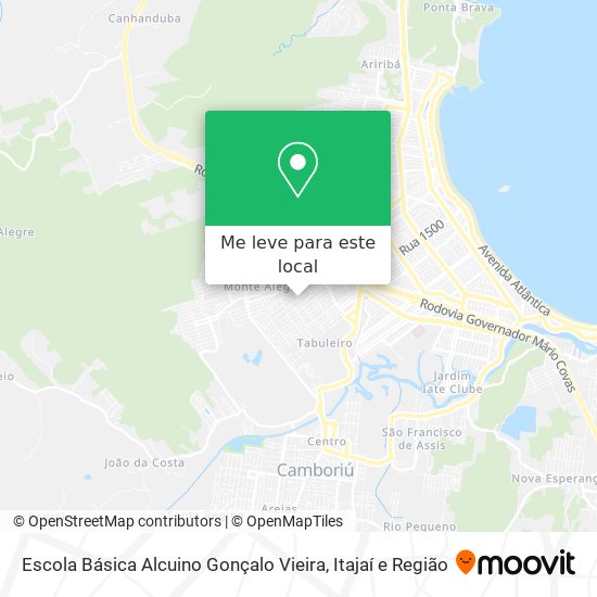 Escola Básica Alcuino Gonçalo Vieira mapa