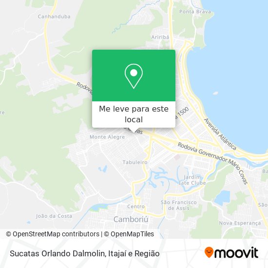 Sucatas Orlando Dalmolin mapa