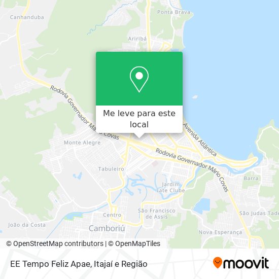 EE Tempo Feliz Apae mapa