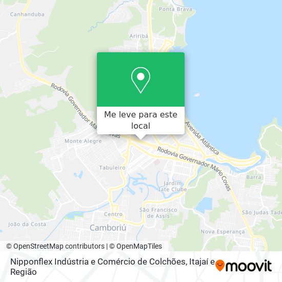 Nipponflex Indústria e Comércio de Colchões mapa
