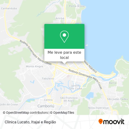 Clínica Lucato mapa