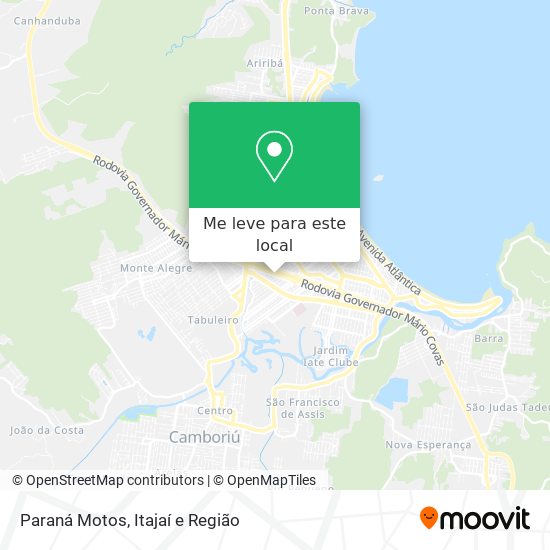 Paraná Motos mapa