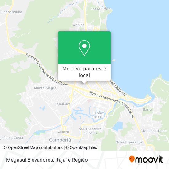 Megasul Elevadores mapa