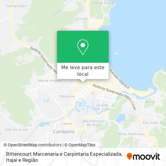 Bittencourt Marcenaria e Carpintaria Especializada mapa