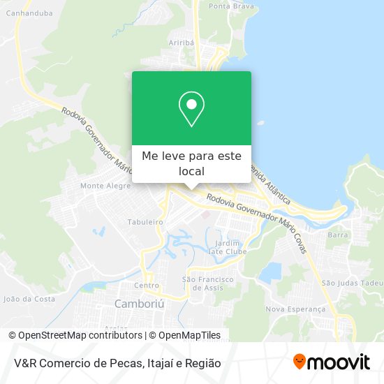 V&R Comercio de Pecas mapa