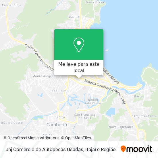 Jnj Comércio de Autopecas Usadas mapa