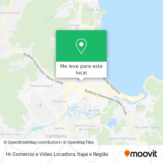 Hr Comercio e Video Locadora mapa