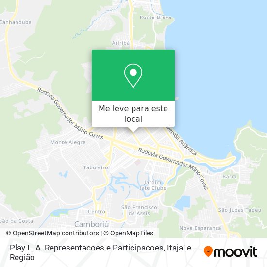 Play L. A. Representacoes e Participacoes mapa